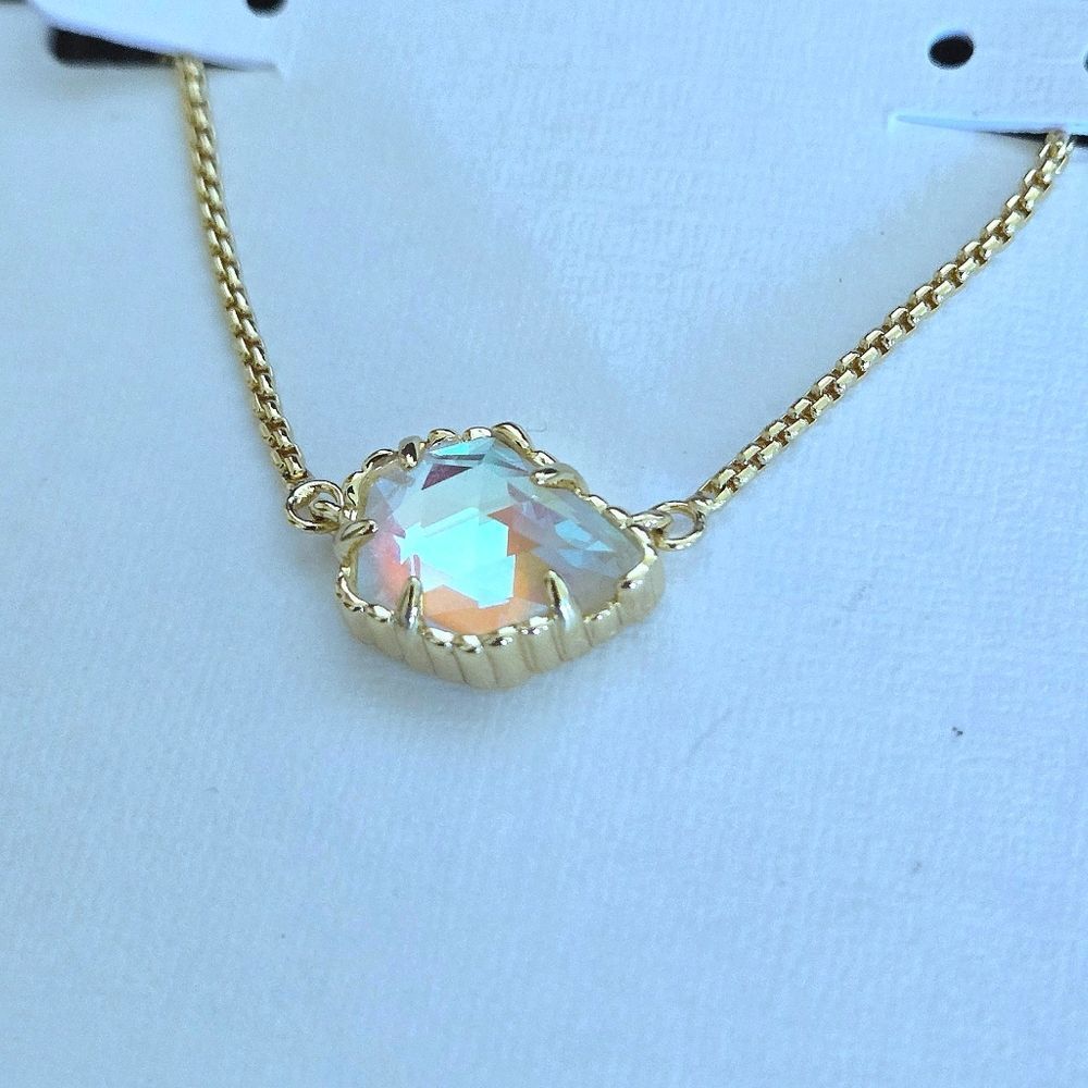 Kendra Scott "Tess" Dichroic Glass🪟 Pendant Necklace - NWT - Picture 11 of 16